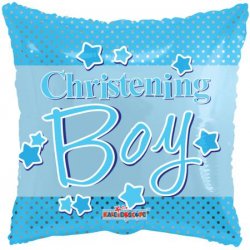 Christening Boy Dots