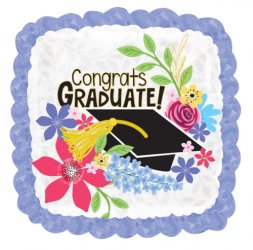 Floral Grad w/Ruffle