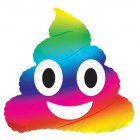 Smiley Rainbow Poop 10"