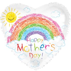 Happy Mother's Day Rainbow Crayon