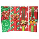 Christmas Matte W/ Glitter Bottle Gift Bag Christmas Matte W/ Glitter Bottle Gift Bag