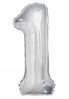 Number 1 Silver Shape PKGD Number 1 Silver Shape PKGD