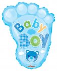 Baby Boy Foot Shape 14”