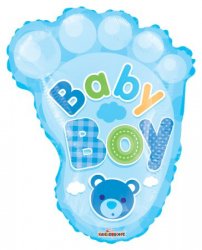 Baby Boy Foot Shape 14”