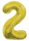 Number 2 Gold Shape PKGD Number 2 Gold Shape PKGD