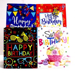 Medium Matte Birthday Gift Bag