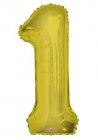 Number 1 Gold Shape PKGD Number 1 Gold Shape PKGD