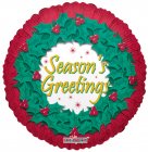 Season's Greetings Wreath 9"