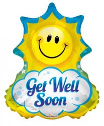 Get Well Sun Shape PKGD