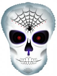 Spider Skull Dude Shape-A-Loon