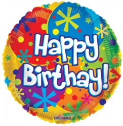 Birthday Balloons & Dots