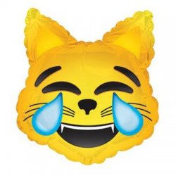 Tears of Joy Cat Emoji 10"