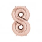 Number 8 Rose Gold Shape PKGD Number 8 Rose Gold Shape PKGD