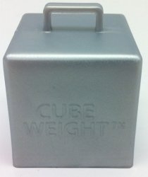 65g CUBE WEIGHT SILVER