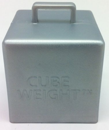 65g CUBE WEIGHT SILVER - Click Image to Close