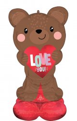 Satin Bear Love Airloonz
