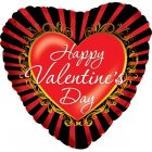 Happy Valentine's Day Ornate Gold