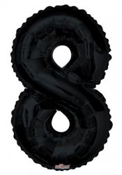 Number 8 Black Shape PKGD