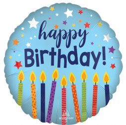 4" Happy Birthday Celebrate *Pre-Inflated*