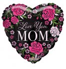 Love You Mom Embroidered 9"