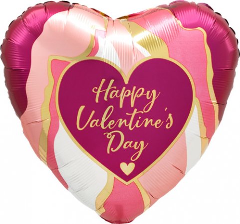 Happy Valentine's Day Satin Abstract - Click Image to Close