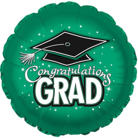 Grad Hat Green X - Click Image to Close