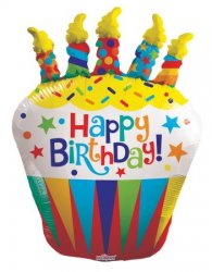 Birthday Cupcake Shape