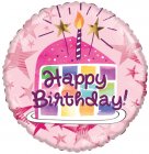 Happy Birthday Checkered Cake PKGD