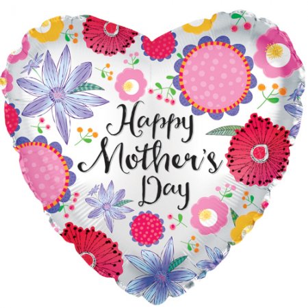 Happy Mother's Day Playful Daisies 4" - Click Image to Close