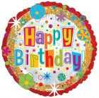 Happy Birthday Pop Art 9"