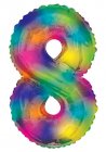 Number 8 Multicolor Shape PKGD