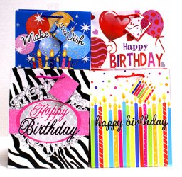 Large Matte Birthday Gift Bag