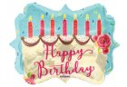 Birthday Cake on Marquee Shape