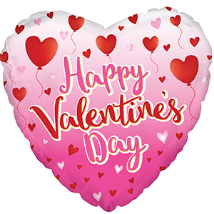 Happy Valentine's Day Balloon Hearts - Click Image to Close