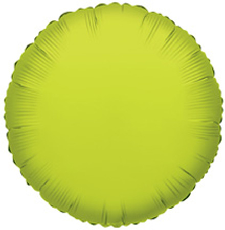 LIME GREEN ROUND - Click Image to Close