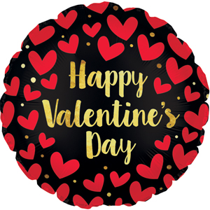 Happy Valentine's Red Hearts - Click Image to Close