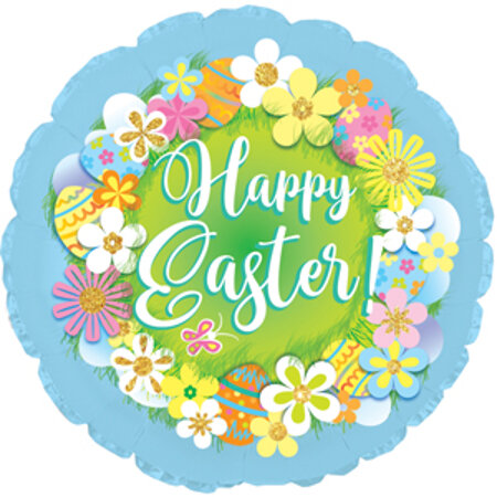 Easter Wreath 9" - Click Image to Close