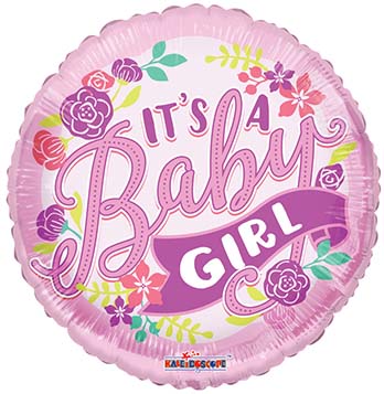 It's A Girl Banner Gelli - Click Image to Close
