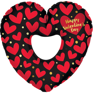 Happy Valentine's Day Red Hearts - Click Image to Close