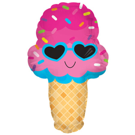 Strawberry Cone 11" - Click Image to Close