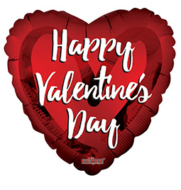 Happy Valentine's Matte Heart - Click Image to Close