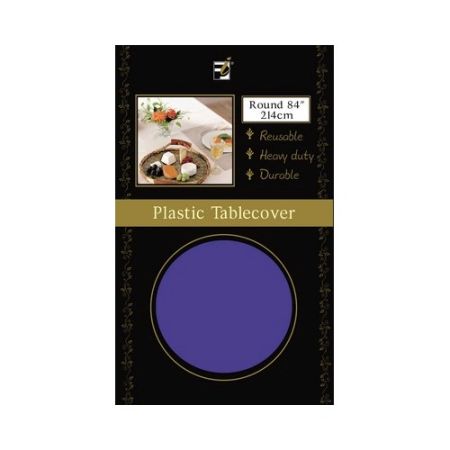 Purple Round Table Cover - Click Image to Close