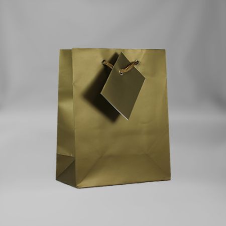 Sm Gold Matt Bag - Click Image to Close