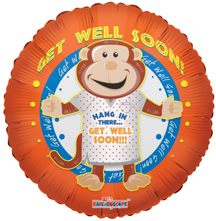 GET WELL MONKEY - Click Image to Close