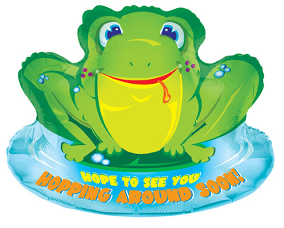 Frog Get Well - Click Image to Close