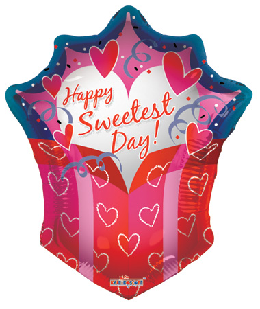 Sweetest Day Gift Shape 14" x - Click Image to Close