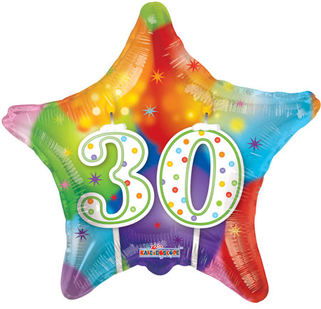 Happy 30th BDAY Candles - Click Image to Close