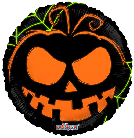 NEON Pumpkin Face Gellibean - Click Image to Close