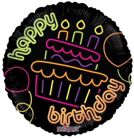 Birthday Cupcake Neon Gellibean - Click Image to Close