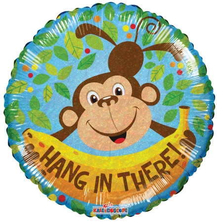 Hang in there Monkey Holographic - Click Image to Close